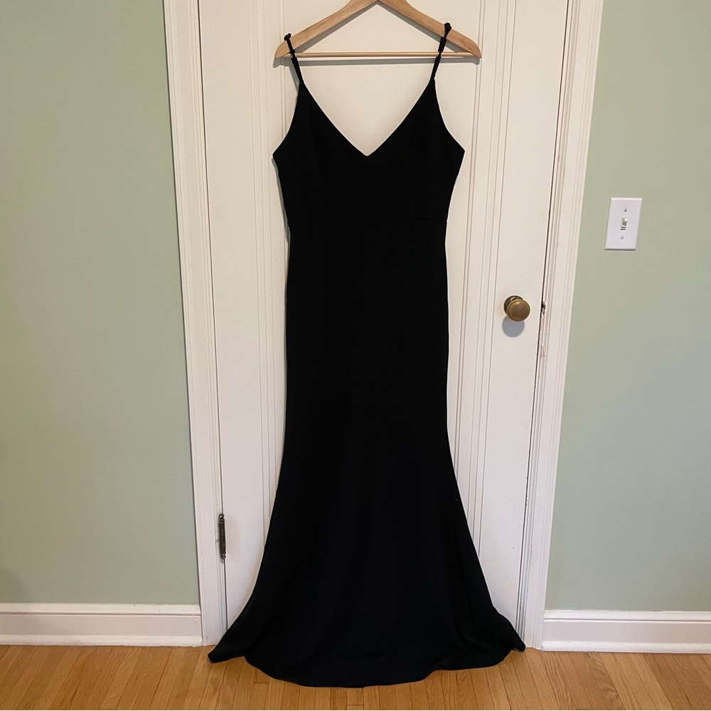 Lulu's Infinite Glory Black Maxi Dress Size M - Picture 5 of 9